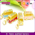 En gros Mini Train Or Bracelet Charm # 17596